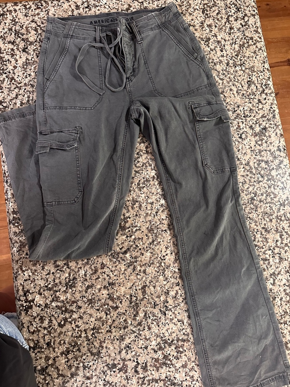 American Eagle Outfitters Charcoal Gray Cargo Pants